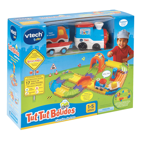 Tut Tut Bolidos juego de estación de tren Vtech