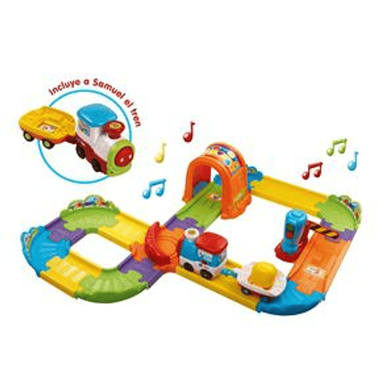 Tut Tut Bolidos juego de estación de tren Vtech