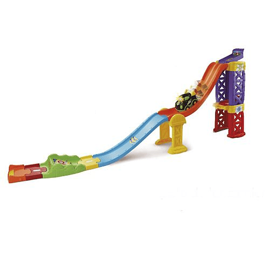 Pista de carreras de lanzamiento y juego 3 en 1 tut tut de Vtech