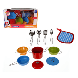 Set de ollas Metálicas de Colores