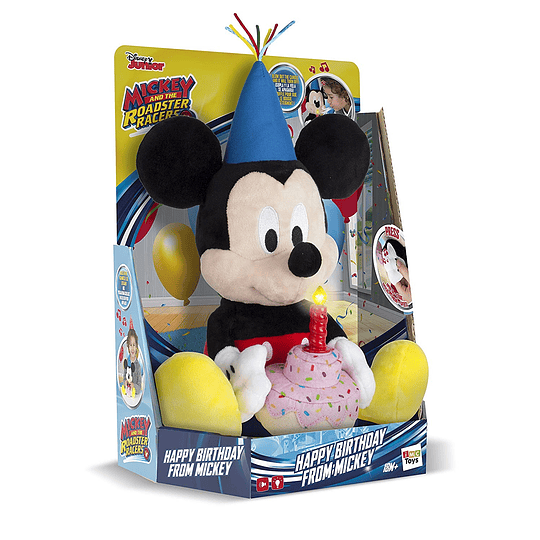  Mickey Happy Birthday, Original Colección de Lujo y modelo Exclusivo - IMC Toys 