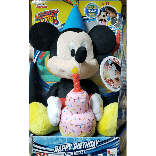  Mickey Happy Birthday, Original Colección de Lujo y modelo Exclusivo - IMC Toys 