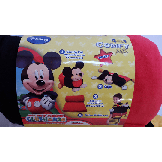 Mickey Mouse Disney, Multiusos Cojín, Mochila, cobertor, peluche