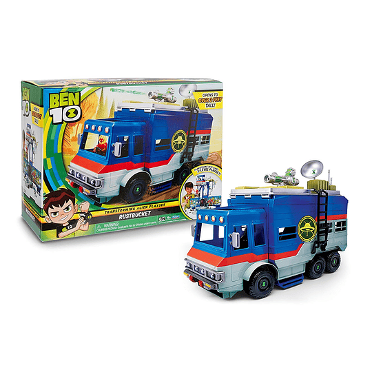 Ben 10 Rustbucket Vehículo Playset con Accesorios