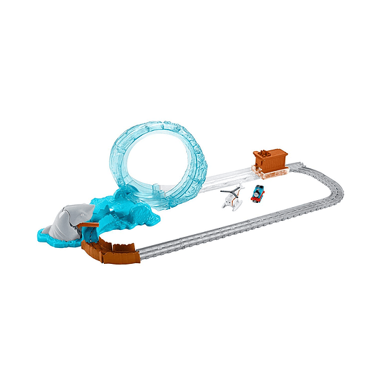 Thomas & Friends Pista Circuito Thomas y el tiburon Fisher Price