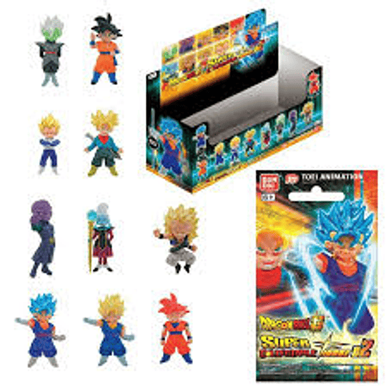 Dragon Ball Z, Mini Figuras Sorpresas Coleccionables 6 cm bandai