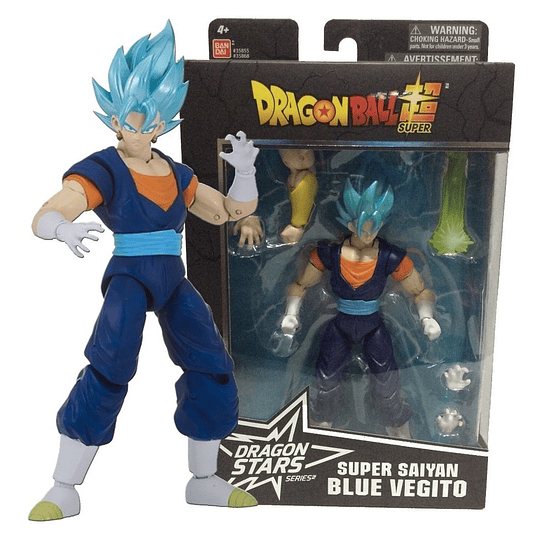 VEGITO SUPER SAIYAN BLUE DRAGON BALL STARS BANDAI