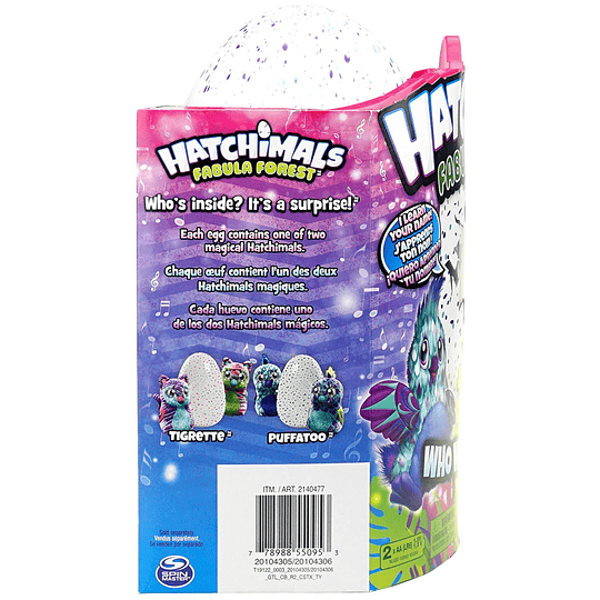 Puffatoo u Tigrette Fábula Forest Hatchimals