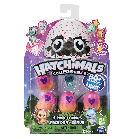 Hatchimals Coleccionables pac de 4