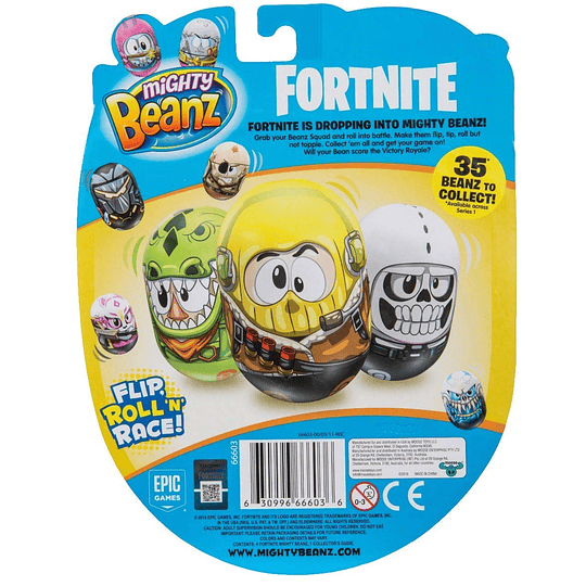 Mighty Beanz Fortnite 4 Unidades