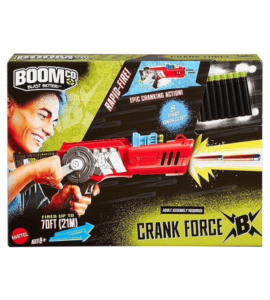 Pistola BOOMco. Crank Force Blaster