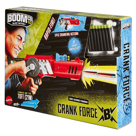 Pistola BOOMco. Crank Force Blaster