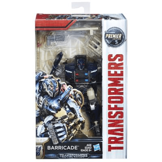 TRANSFORMERS: THE LAST KNIGHT - BARRICADE EDICIÓN DE LUJO.