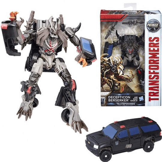 TRANSFORMERS: THE LAST KNIGHT PREMIER DECEPTICON BERSERKER EDICIÓN DE LUJO.
