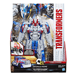 TRANSFORMERS: THE LAST KNIGHT -- TURBOCHANGER ARMADURA DE CABALLERO OPTIMUS PRIME.