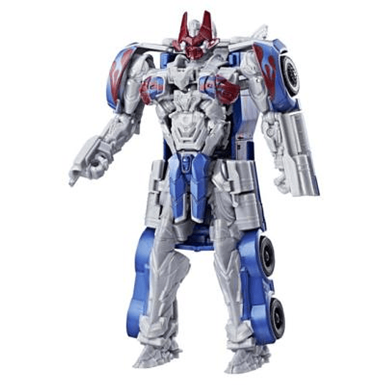 TRANSFORMERS: THE LAST KNIGHT -- TURBOCHANGER ARMADURA DE CABALLERO OPTIMUS PRIME.
