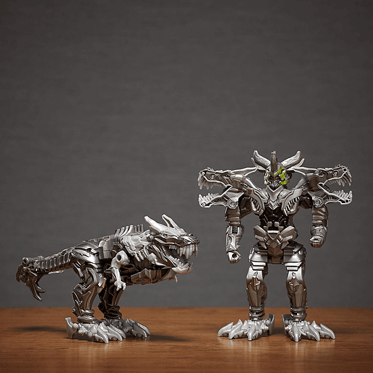 TRANSFORMERS: THE LAST KNIGHT - TURBO CHANGER ARMADURA DE CABALLERO THE 3 PASO - GRIMLOCK