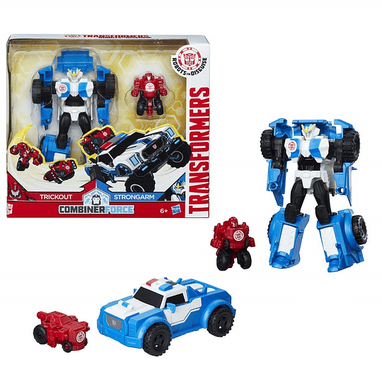 TRANSFORMERS RID COMBINER FORCE - COMBINERS ACTIVADORES - STRONGARM Y TRICKOUT