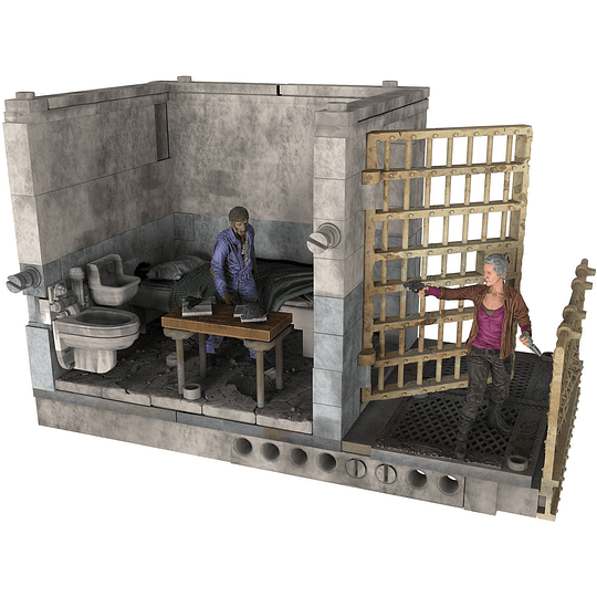 The Walking Dead - 109 piezas Upper Prison Cell. Colección de Lujo