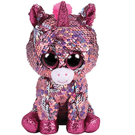 Ty Beanie Boos Lentejuelas Figuras Unicornio 28 CM