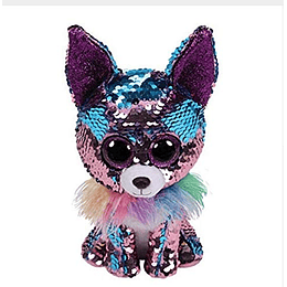  Ty Beanie Boos Lentejuelas Figuras Chiguagua 28 CM