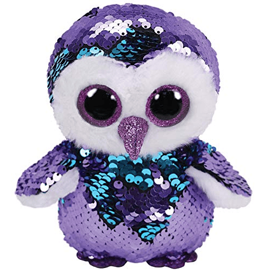 Ty Beanie Boos Lentejuelas Figuras Pingüino 18 CM