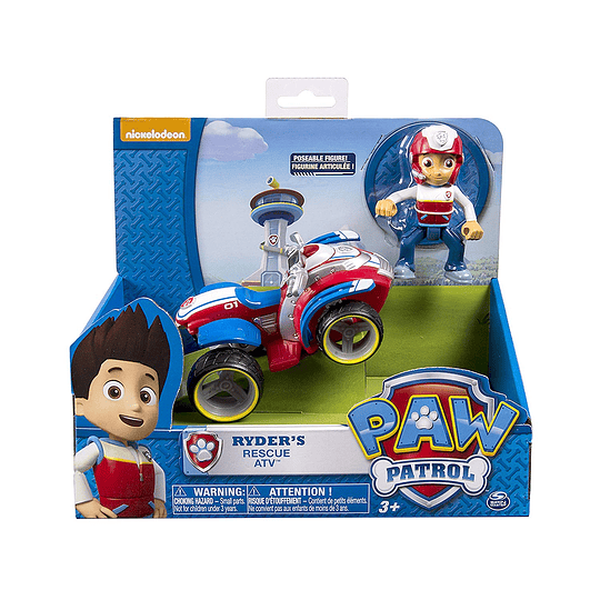  Paw Patrol - Vehículo de Rescate de Ryder