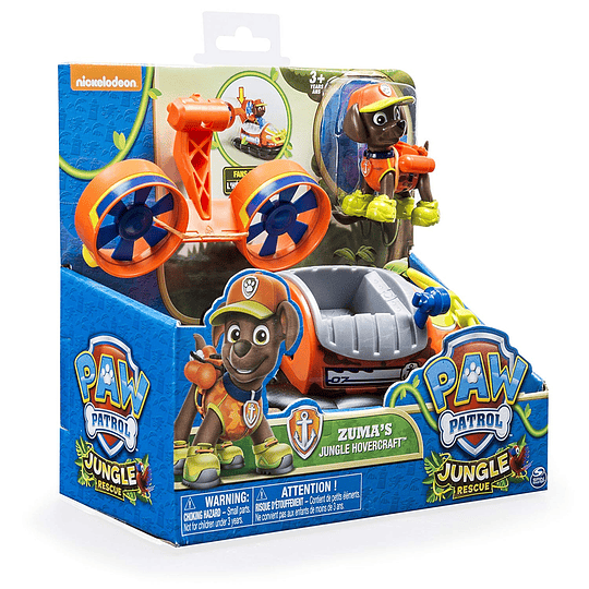 Paw Patrol -  Zuma Jungle Vehículo con Cachorro