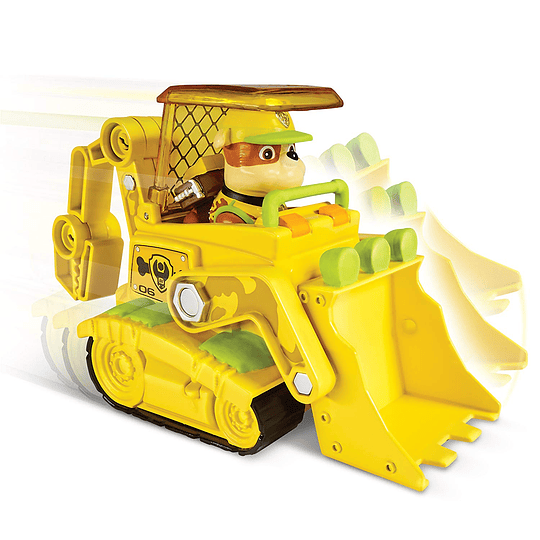 Paw Patrol - Rubble con vehículo de la Jungla