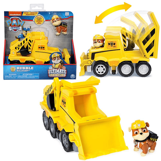 Rubble Excavadora Ultimate Rescue Paw Patrol 