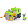 Paw Patrol - Rocky Camion de reciclaje de luces y sonidos