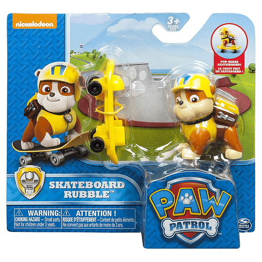 Paw Patrol - Rubble en skate