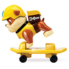 Paw Patrol - Rubble en skate