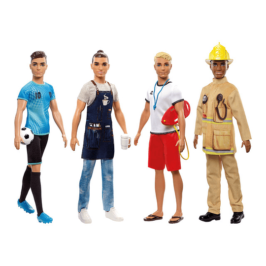 Ken - Socorrista con accesorios Mattel 