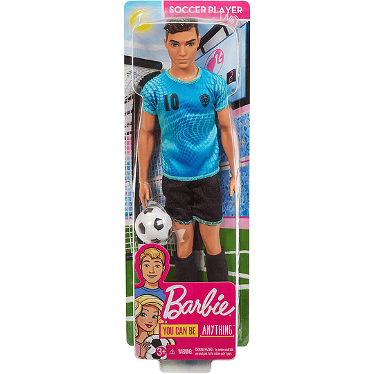 Ken -  Futbolista con accesorios Mattel