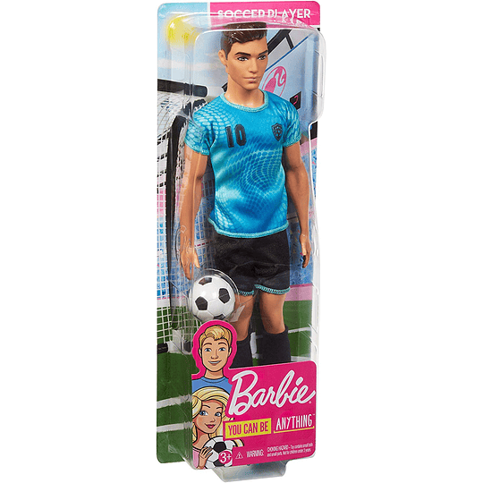 Ken -  Futbolista con accesorios Mattel