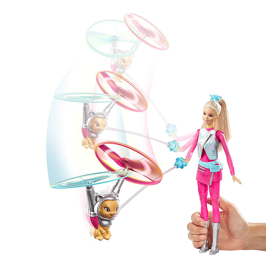  Barbie Star Light Galaxy Barbie Doll & Flying Cat