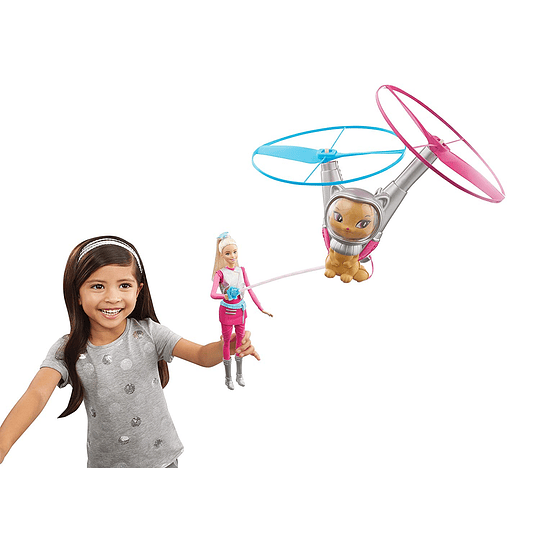  Barbie Star Light Galaxy Barbie Doll & Flying Cat