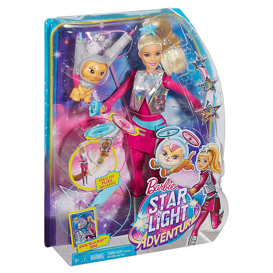  Barbie Star Light Galaxy Barbie Doll & Flying Cat