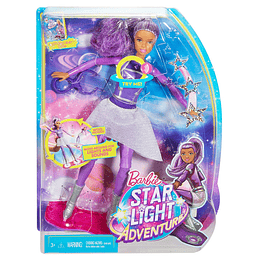 Barbie Star Light Adventure luces y sonidos hoverboarder (scooter eléctrico)