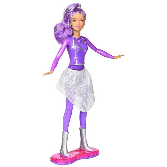 Barbie Star Light Adventure luces y sonidos hoverboarder (scooter eléctrico)