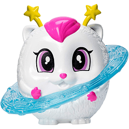  Barbie luz de la estrella aventura Galaxy gato figura, Blanco