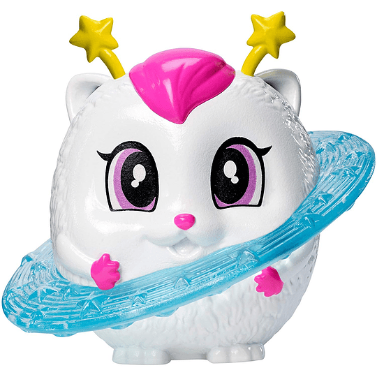  Barbie luz de la estrella aventura Galaxy gato figura, Blanco