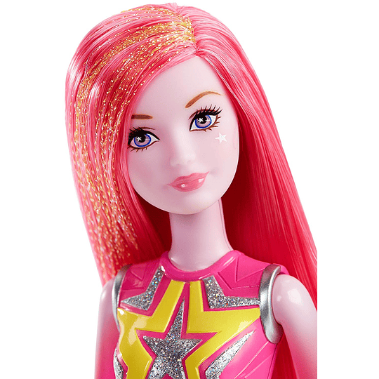  Barbie Star Light Adventure Co-Star Doll, Pink