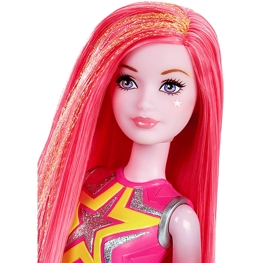  Barbie Star Light Adventure Co-Star Doll, Pink