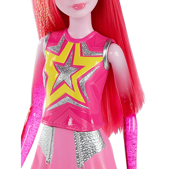  Barbie Star Light Adventure Co-Star Doll, Pink