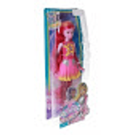  Barbie Star Light Adventure Co-Star Doll, Pink