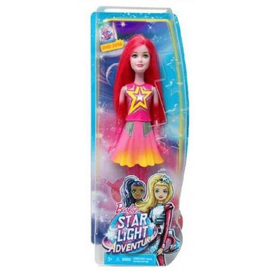  Barbie Star Light Adventure Co-Star Doll, Pink