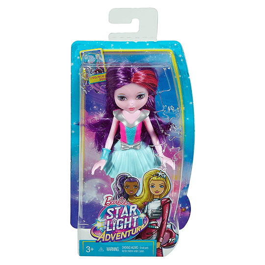 Barbie Star Light Aventura junior-sized muñeca, color morado