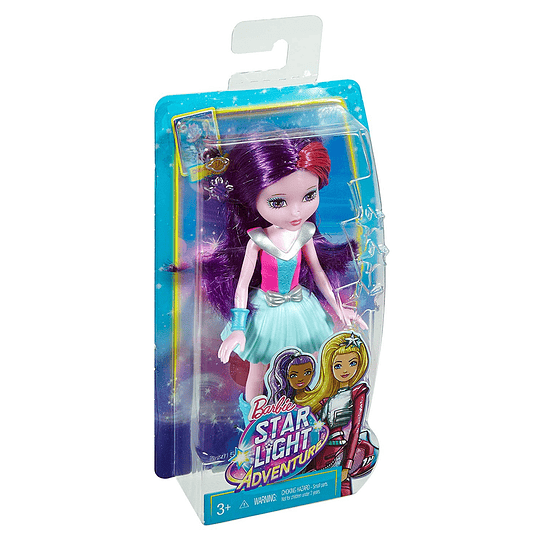 Barbie Star Light Aventura junior-sized muñeca, color morado